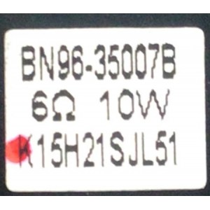 KIT DE BOCINAS PARA TV SAMSUNG ( 2 PZ ) / NUMERO DE PARTE BN96-35007B / BN9635007B / 35007B / 6Ω 10W / K15H21SJL51 / PANEL CY-GJ050HGNV1H / MODELO UN50JS7000FXZA IH01